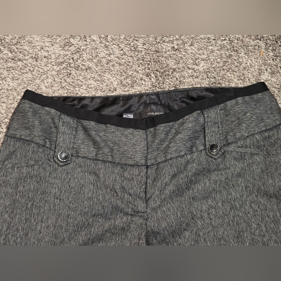 Maurices Dress Slacks Straight Leg Size 3/4 Short - Picture 5 of 8